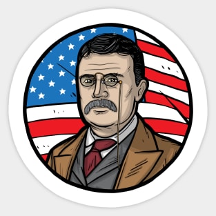 Theodore Roosevelt Sticker